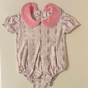 NWT Saltwater Stitching Nutcracker Christmas Bubble 6-9 Months